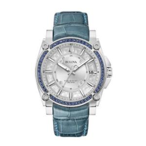 Precisionist Quartz Crystal Silver Dial Watch 96J126