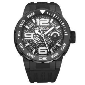 Predator Apnea Black Dial Watch RB.PAP.3H.TB.WH1