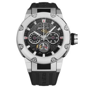 Predator Chronograph Automatic Black Dial Watch RB.PR.MCH.ST