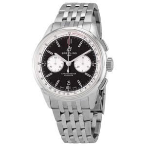 Premier B01 Chronograph Automatic Black Dial Watch AB0118371B1A1
