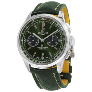 Premier Bentley Chronograph Automatic Chronometer Green Dial Watch AB0118A11L1X1