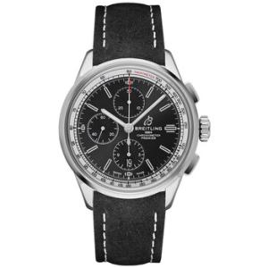 Premier Chronograph Automatic Chronometer Black Dial Watch A13315351B1X2