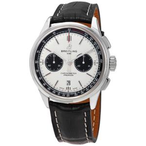 Premier Chronograph Automatic Chronometer Silver Dial Watch AB0118221G1P2
