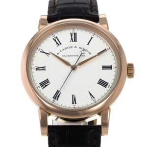 Preowned A. Lange  Sohne Richard Lange Hand Wind Silver Dial Watch