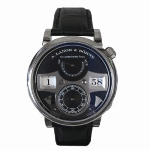 Preowned A. Lange  Sohne Zeitwerk Striking Time Black Dial Watch