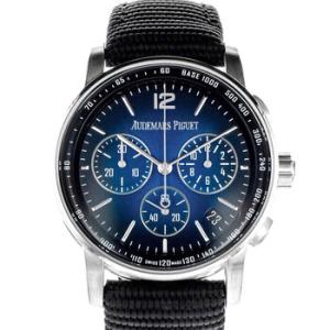 Preowned Audemars Piguet Code 11.59 Chronograph Automatic Blue Dial Watch 26393BC.OO.A002KB.01