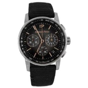 Preowned Audemars Piguet Code 11.59 Chronograph Smoked Lacquered Grey Dial With Sunray Pattern Dial Watch 26393CR.OO.A002KB.01