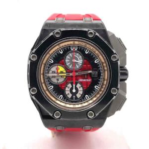 Preowned Audemars Piguet Royal Oak Offshore Grand Prix Chronograph Black Dial Watch 26290IO.OO.A001VE.01