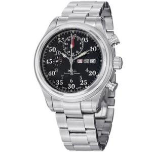 Preowned Ball Trainmaster Racer Automatic Black Dial Steel Watch CM1030DS1JBK