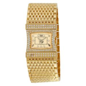 Preowned Bedat No. 33 Quartz Diamond Champagne Dial Watch 338.333.809