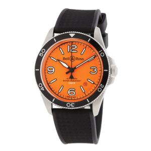 Preowned Bell and Ross BR V292 Automatic Orange Dial Watch BR V292 OSTSRB
