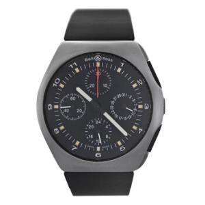 Preowned Bell and Ross Space 3 Chronograph Automatic Black Dial Watch 324T