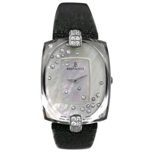 Preowned Bertolucci Doppia Quartz Diamond White Dial Watch