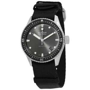 Preowned Blancpain Fifty Fathoms Bathyscaphe Meteor Grey Dial Watch 50001110NABA