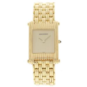 Preowned Boucheron Reflet Gold Tone Dial Watch A256 