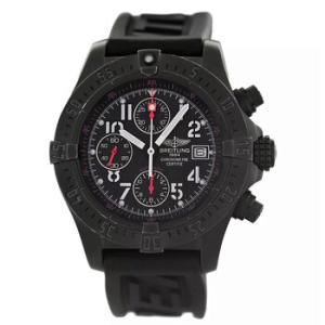 Preowned Breitling Avenger Skyland Chronograph Automatic Digital Chronometer Black Dial Watch M13380