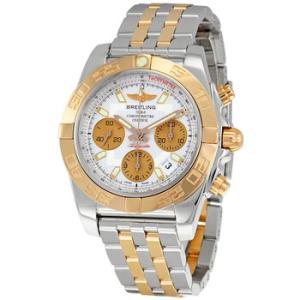 Preowned Breitling Chronomat 41 Chronograph Automatic Silver Dial Watch CB014012G713.378C