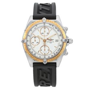 Preowned Breitling Chronomat Chronograph Automatic Chronometer White Dial Watch D13047