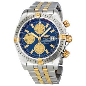 Preowned Breitling Chronomat Evolution Chronograph Automatic Blue Dial Watch B1335611C646