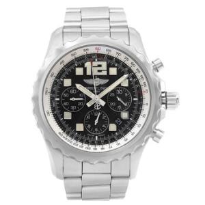 Preowned Breitling Chronospace Chronograph Automatic Chronometer Black Dial Watch A2336035BA68167A