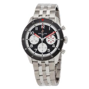 Preowned Breitling Classic AVI Mosquito 42mm Chronograph Automatic Black Dial Watch Y233801A1B1A1