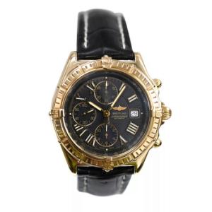 Preowned Breitling Crosswind Chronograph Automatic Chronometer Black Dial Watch K13055