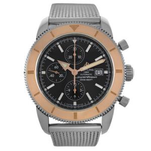 Preowned Breitling Superocean Heritage Chronograph Automatic Chronometer Black Dial Watch U13320
