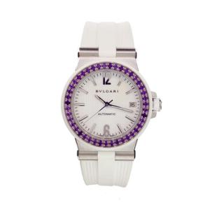 Preowned Bvlgari Diagono Automatic White Dial Watch DG 35 S