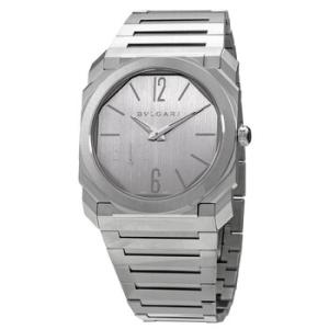 Preowned Bvlgari Octo Finissimo Silver Dial Watch
