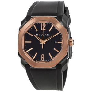 Preowned Bvlgari Octo LOriginale Black Dial Watch