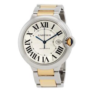 Preowned Cartier Ballon Bleu de Cartier Automatic Silver Dial Watch W2BB0031