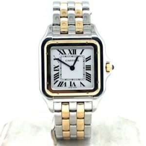 Preowned Cartier Panthere Quartz Silver Dial Watch W2PN0016