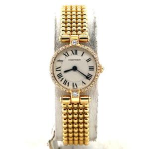 Preowned Cartier Panthere Vendome Quartz Diamond Silver Dial Watch