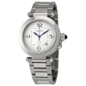 Preowned Cartier Pasha Automatic Silver Dial Watch WSPA0009