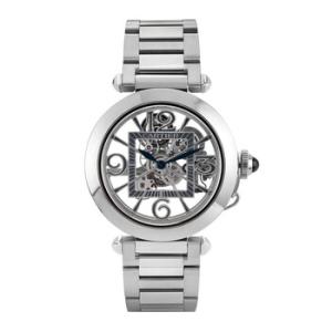 Preowned Cartier Pasha Transparent Dial Watch WHPA0007