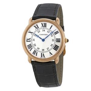 Preowned Cartier Ronde Louis Cartier Silver Dial Watch W6800251