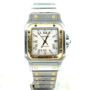Preowned Cartier Santos Galbee Automatic Silver Dial Watch W20041C4