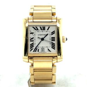 Preowned Cartier Tank Francaise Automatic Silver Dial Watch W50001R2