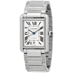 Preowned Cartier Tank Silver Dial Watch WSTA0053