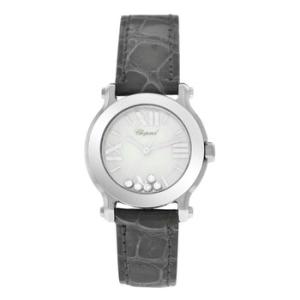 Preowned Chopard Happy Sport Quartz Grey Dial Watch