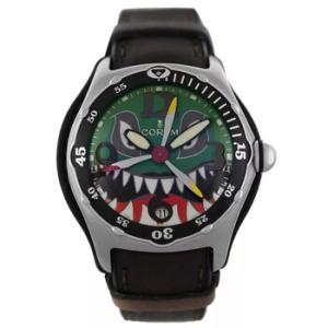 Preowned Corum Bubble Dive Bomber Automatic Green Dial Watch 82.180.20