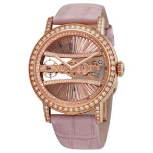 Preowned Corum Golden Bridge Diamond Rose Structured Dial Watch B11303200