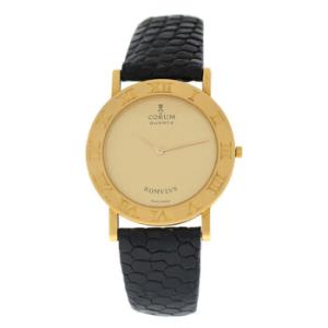 Preowned Corum ROMVLVS Quartz Gold Dial Watch 50.501.56