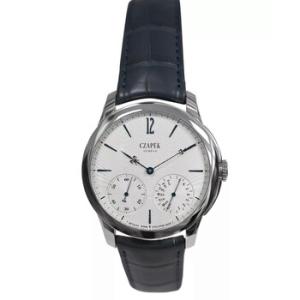 Preowned Czapek Quai Des Bergues Hand Wind Silver Dial Watch