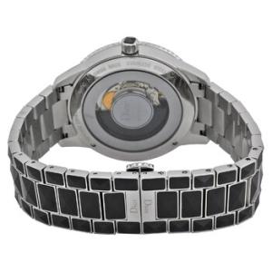 Preowned Dior Christal Diamond Black with Diamonds Dial Watch CD115511M001