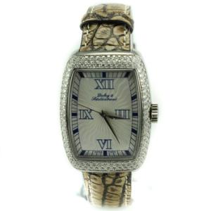 Preowned Dubey  Schaldenbrand Lady Diamond Diamond Silvertone Dial Watch