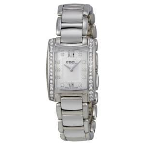 Preowned Ebel Brasilia Mini Diamond White Mother of Pearl Dial Watch