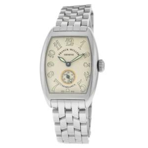 Preowned Franck Muller Casablanca Hand Wind Silver Dial Watch 1750S6