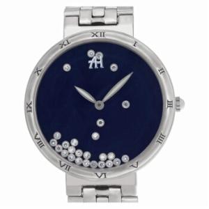 Preowned Gerald Genta Champagne Quartz Blue Dial Watch G3346A