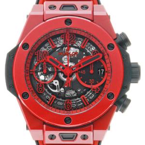 Preowned Hublot Big Bang Unico Chronograph Skeleton Dial Watch 441.CF.8513.RX